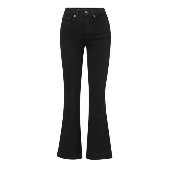 NEW VERONICA BEARD carson ankle flare jean in onyx - Picture 4 of 4
